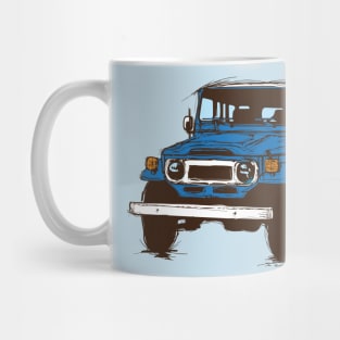 FJ40 Blue Mug